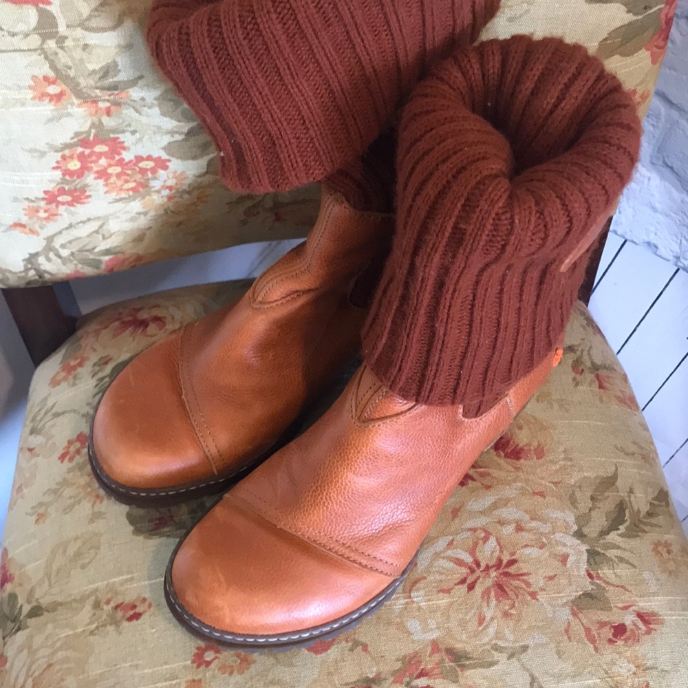 The Art company Burnt Orange Slouch boot size 9.5, size 41 UK